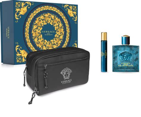 versace eros set bag|Versace Eros 100ml gift set.